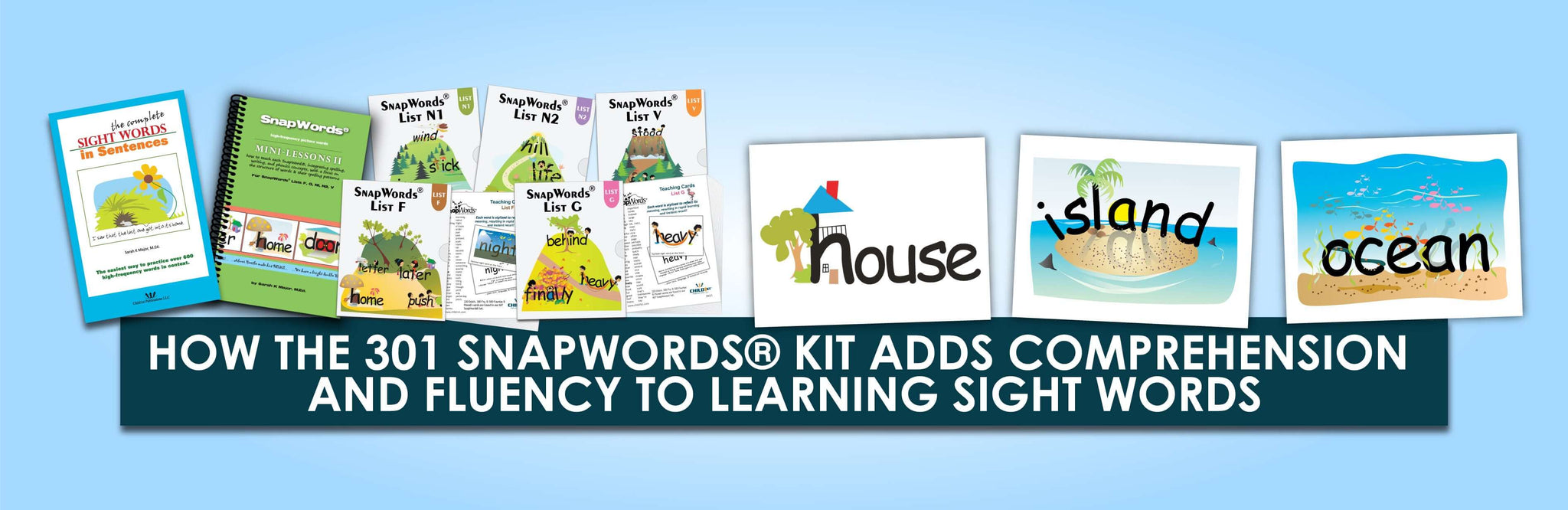 Cómo el kit 301 SnapWords® agrega comprensión y fluidez al aprendizaje de palabras de uso frecuente