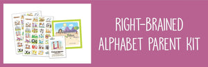 Kit para padres del alfabeto del cerebro derecho