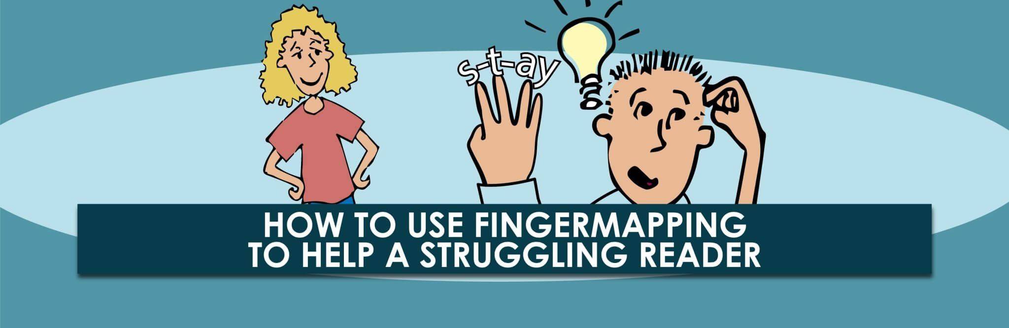 Cómo usar el mapeo de dedos para ayudar a un lector con dificultades