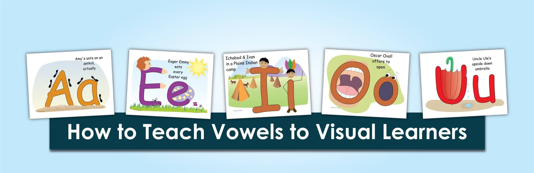 Cómo enseñar vocales a aprendices visuales