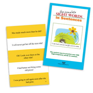 Complete Sight Words in Sentences
