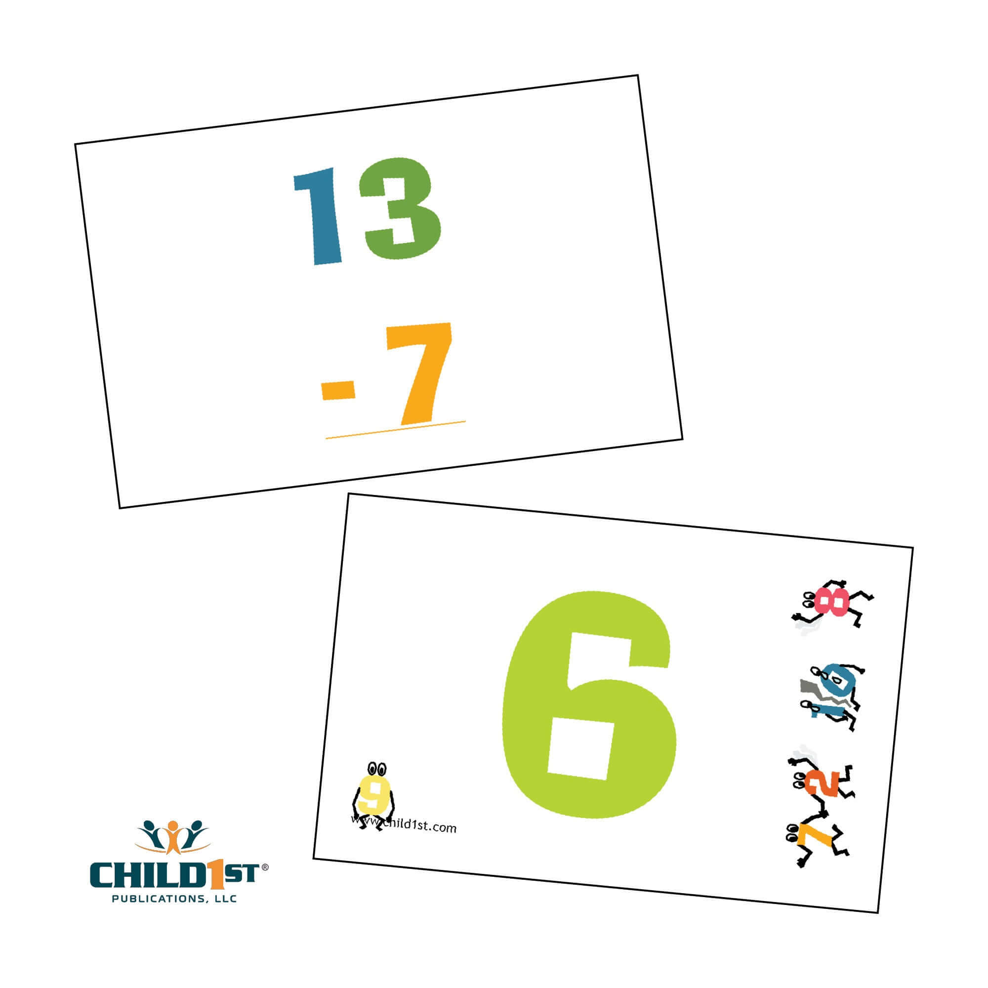 Right-Brained Place Value Add & Subtract 10s Cards