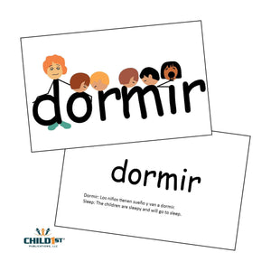 SnapWords® Spanish Teaching Card DORMIR