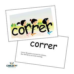 SnapWords® Spanish Teaching Card CORRER