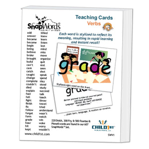SnapWords® Verbs Teaching Cards