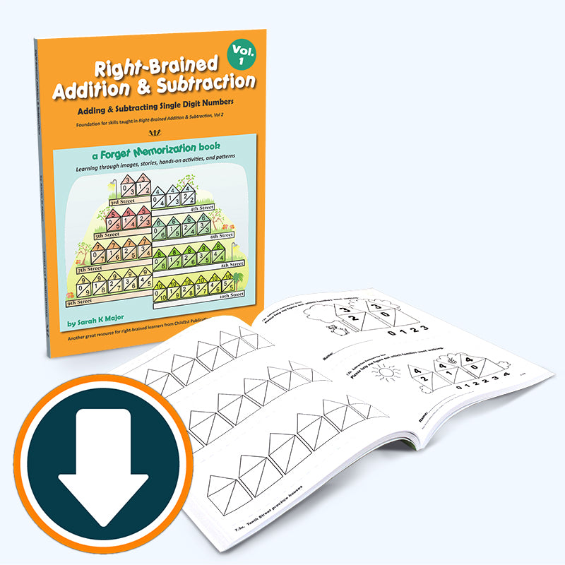 Right-Brained Addition & Subtraction Vol. 1