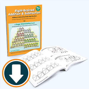 Right-Brained Addition & Subtraction Vol. 1