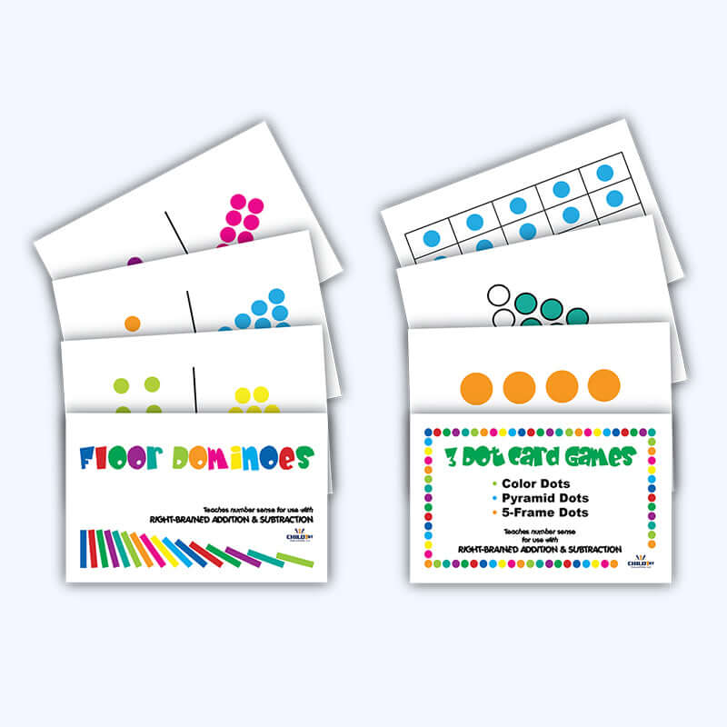 Right-Brained Addition & Subtraction Card Games