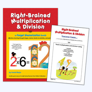 Right-Brained Multiplication & Division Book and Cards - Child1st Publications