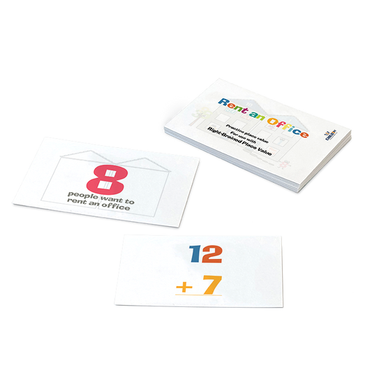 Right-Brained Addition & Subtraction Vol 2. Adding 1s Cards