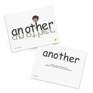 SnapWords® Teaching Card Another