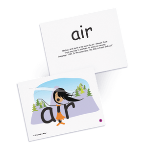 SnapWords® Nouns List 2 Teaching Card air