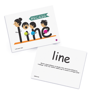 SnapWords® Nouns List 2 Teaching Cards line