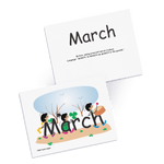 Load image into Gallery viewer, SnapWords® Teaching Card March
