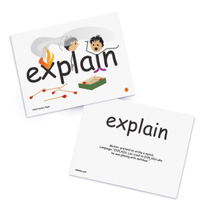 SnapWords® Teaching Card Explain