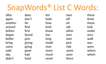 Load image into Gallery viewer, SnapWords List C Words
