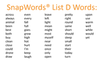 Load image into Gallery viewer, SnapWords List D Words
