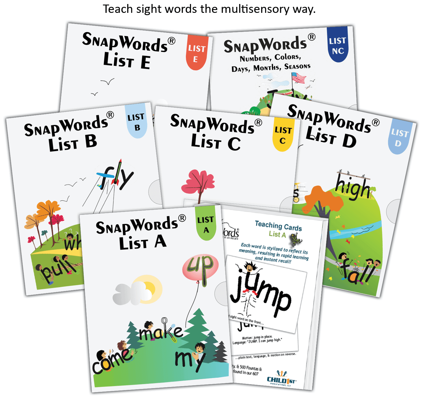 SnapWords Teaching Cards
