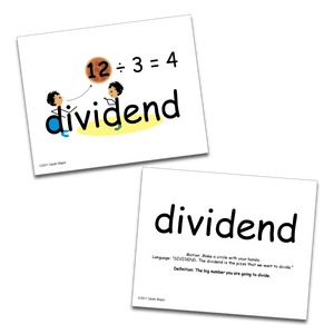 SnapWords® Math Vocabulary Set 3 - Child1st Publications