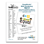 Load image into Gallery viewer, SnapWords® Math Vocabulary Kit - Child1st Publications
