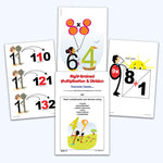 Load image into Gallery viewer, Right-Brained Multiplication &amp; Division Teaching Cards - Child1st Publications
