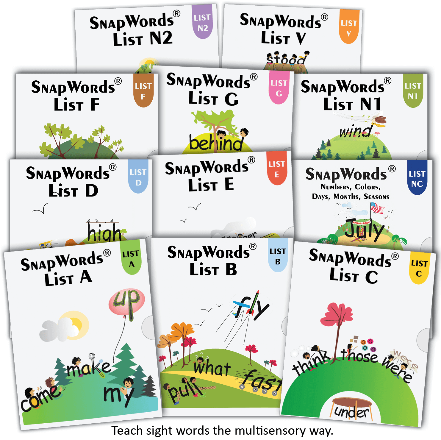 SnapWords Teaching Cards
