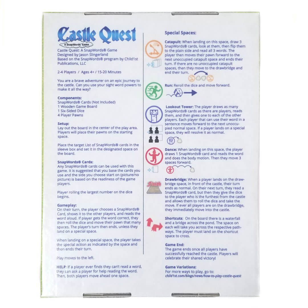 Castle Quest Instructions